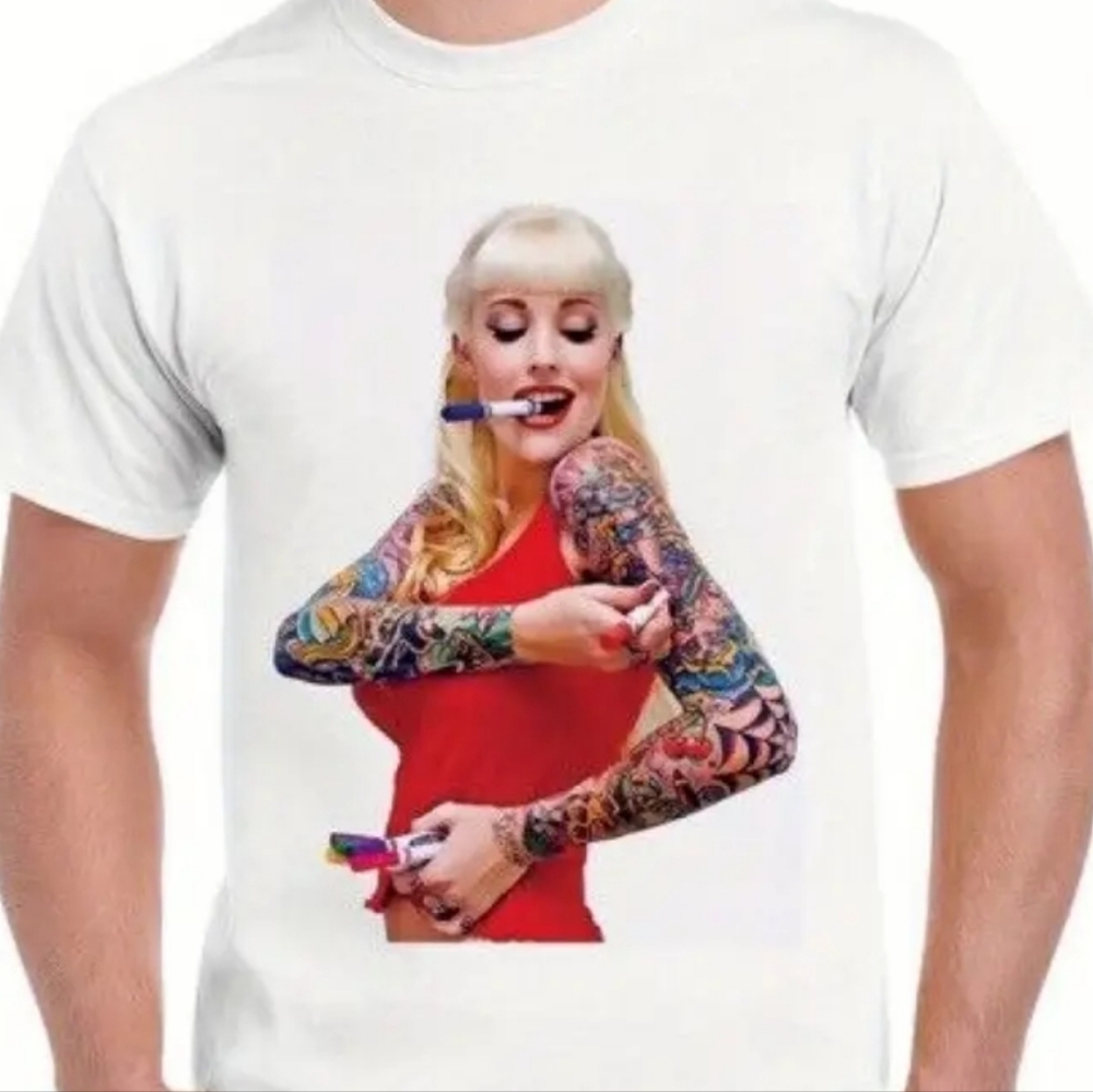 Tattooed Pin Up Girl T Shirt